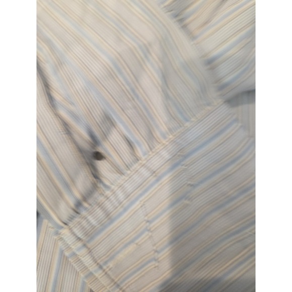 POLO RALPH LAUREN Shirt Mens 16.5 34 Philip Striped Button Up Cotton Blue - Picture 3 of 5